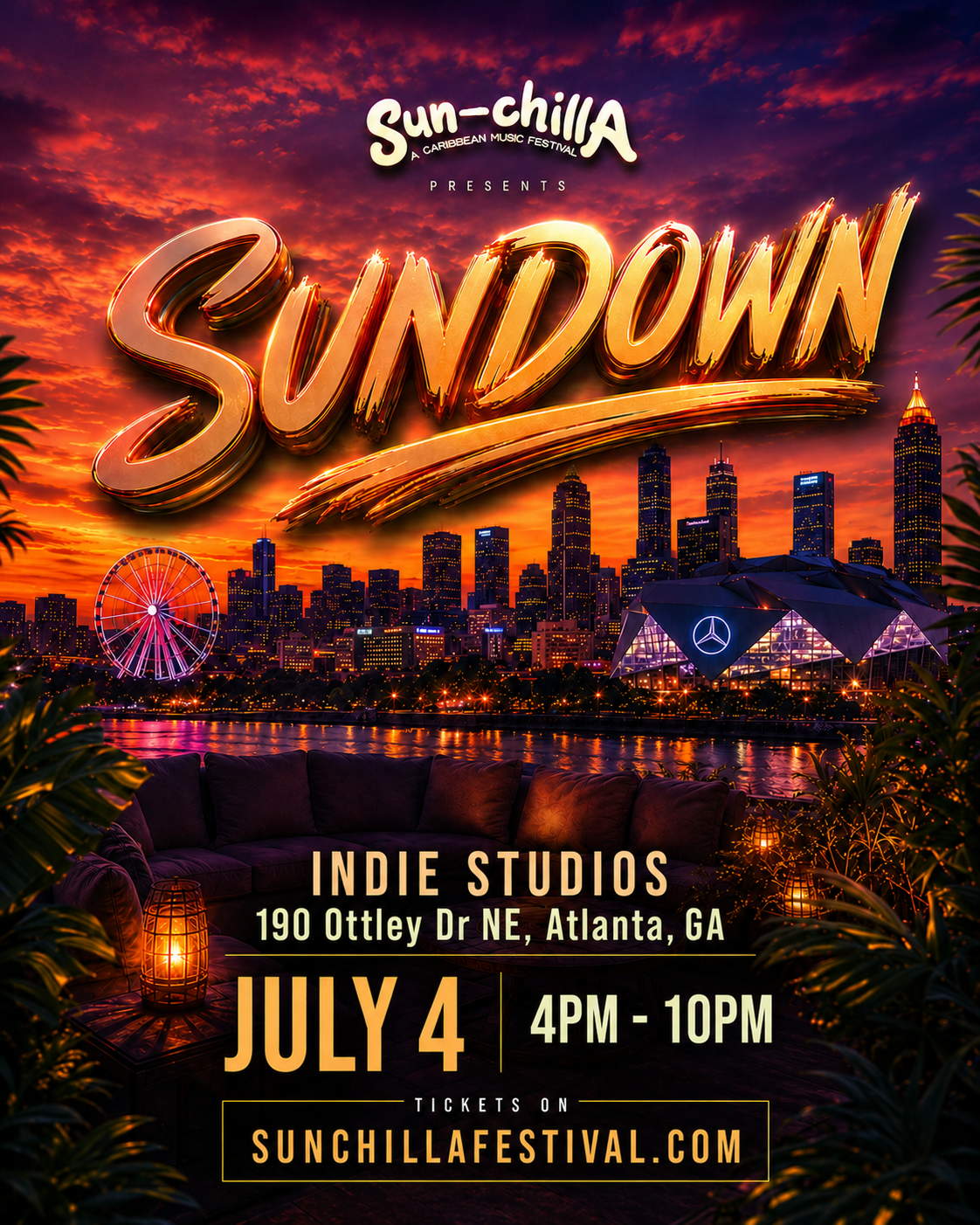Sunchilla Sundown Atlanta Flyer